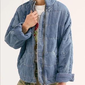 Free people dolman quilted jacket